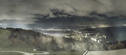 Archiv Foto Webcam Bregenz: Bergstation Pfänderbahn 03:00