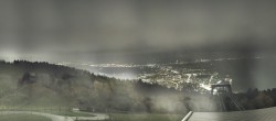 Archiv Foto Webcam Bregenz: Bergstation Pfänderbahn 01:00