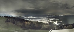 Archiv Foto Webcam Bregenz: Bergstation Pfänderbahn 23:00