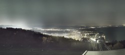Archiv Foto Webcam Bregenz: Bergstation Pfänderbahn 03:00