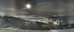 Archiv Foto Webcam Bregenz: Bergstation Pfänderbahn 21:00