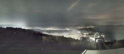 Archiv Foto Webcam Bregenz: Bergstation Pfänderbahn 23:00