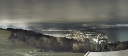 Archiv Foto Webcam Bregenz: Bergstation Pfänderbahn 01:00
