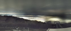 Archiv Foto Webcam Bregenz: Bergstation Pfänderbahn 23:00