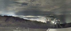 Archiv Foto Webcam Bregenz: Bergstation Pfänderbahn 01:00