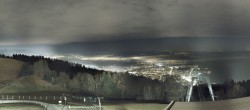 Archiv Foto Webcam Bregenz: Bergstation Pfänderbahn 23:00