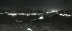 Archiv Foto Webcam Panoramablick Wörthersee 23:00