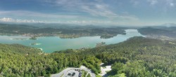 Archiv Foto Webcam Panoramablick Wörthersee 09:00