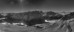 Archived image Webcam St. Moritz / Piz Nair Top Station 20:00