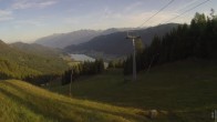 Archiv Foto Webcam Bergbahnen Weissensee - Bergstation 05:00