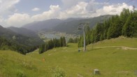 Archiv Foto Webcam Bergbahnen Weissensee - Bergstation 13:00