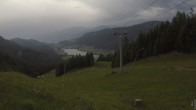 Archiv Foto Webcam Bergbahnen Weissensee - Bergstation 19:00