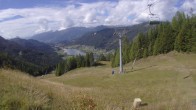 Archiv Foto Webcam Bergbahnen Weissensee - Bergstation 13:00