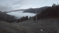 Archiv Foto Webcam Bergbahnen Weissensee - Bergstation 06:00