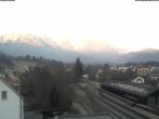 Archiv Foto Webcam Bahnhof in Puchberg am Schneeberg and Schneeberg Panorama 06:00