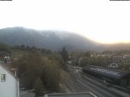 Archived image Webcam Train station at Puchberg am Schneeberg with view towards the Schneeberg 19:00
