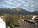 Archiv Foto Webcam Bahnhof in Puchberg am Schneeberg and Schneeberg Panorama 05:00