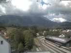 Archiv Foto Webcam Bahnhof in Puchberg am Schneeberg and Schneeberg Panorama 09:00