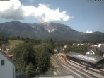 Archiv Foto Webcam Bahnhof in Puchberg am Schneeberg and Schneeberg Panorama 09:00