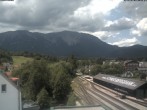 Archiv Foto Webcam Bahnhof in Puchberg am Schneeberg and Schneeberg Panorama 11:00
