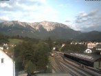 Archiv Foto Webcam Bahnhof in Puchberg am Schneeberg and Schneeberg Panorama 05:00