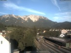 Archiv Foto Webcam Bahnhof in Puchberg am Schneeberg and Schneeberg Panorama 05:00