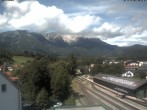 Archiv Foto Webcam Bahnhof in Puchberg am Schneeberg and Schneeberg Panorama 09:00
