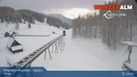 Archiv Foto Webcam Spital am Pyhrn - Bergstation Wurzeralm 08:00