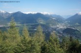 Archived image Webcam Katrin mountain: View to Bad Ischl 11:00