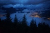Archiv Foto Webcam Blick von der Katrin nach Bad Ischl 03:00