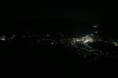Archiv Foto Webcam Blick von der Katrin nach Bad Ischl 01:00