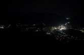 Archiv Foto Webcam Blick von der Katrin nach Bad Ischl 23:00