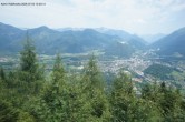 Archiv Foto Webcam Blick von der Katrin nach Bad Ischl 11:00