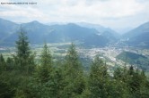 Archiv Foto Webcam Blick von der Katrin nach Bad Ischl 13:00
