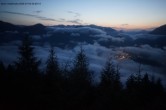 Archiv Foto Webcam Blick von der Katrin nach Bad Ischl 03:00