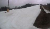 Archived image Webcam Hauser Kaibling: Mid station Tauern Seilbahn 07:00