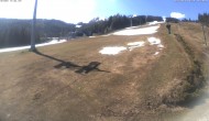Archived image Webcam Hauser Kaibling: Mid station Tauern Seilbahn 09:00