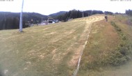 Archived image Webcam Hauser Kaibling: Mid station Tauern Seilbahn 09:00