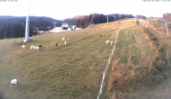 Archiv Foto Webcam Hauser Kaibling: Tauern Seilbahn Mittelstation (1381 m) 05:00