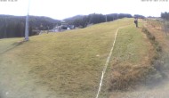 Archived image Webcam Hauser Kaibling: Mid station Tauern Seilbahn 09:00