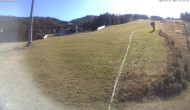 Archived image Webcam Hauser Kaibling: Mid station Tauern Seilbahn 13:00