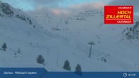 Archiv Foto Webcam Wimbachexpress Hochzillertal 07:00