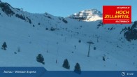 Archiv Foto Webcam Wimbachexpress Hochzillertal 14:00