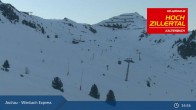 Archiv Foto Webcam Wimbachexpress Hochzillertal 16:00