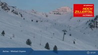 Archived image Webcam Wimbachexpress Gondola Hochzillertal 07:00