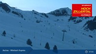 Archiv Foto Webcam Wimbachexpress Hochzillertal 02:00