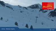 Archiv Foto Webcam Wimbachexpress Hochzillertal 16:00