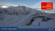 Archiv Foto Webcam Wimbachexpress Bergstation - Hochzillertal 08:00