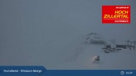 Archiv Foto Webcam Wimbachexpress Bergstation - Hochzillertal 02:00