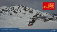 Archiv Foto Webcam Wimbachexpress Bergstation - Hochzillertal 10:00